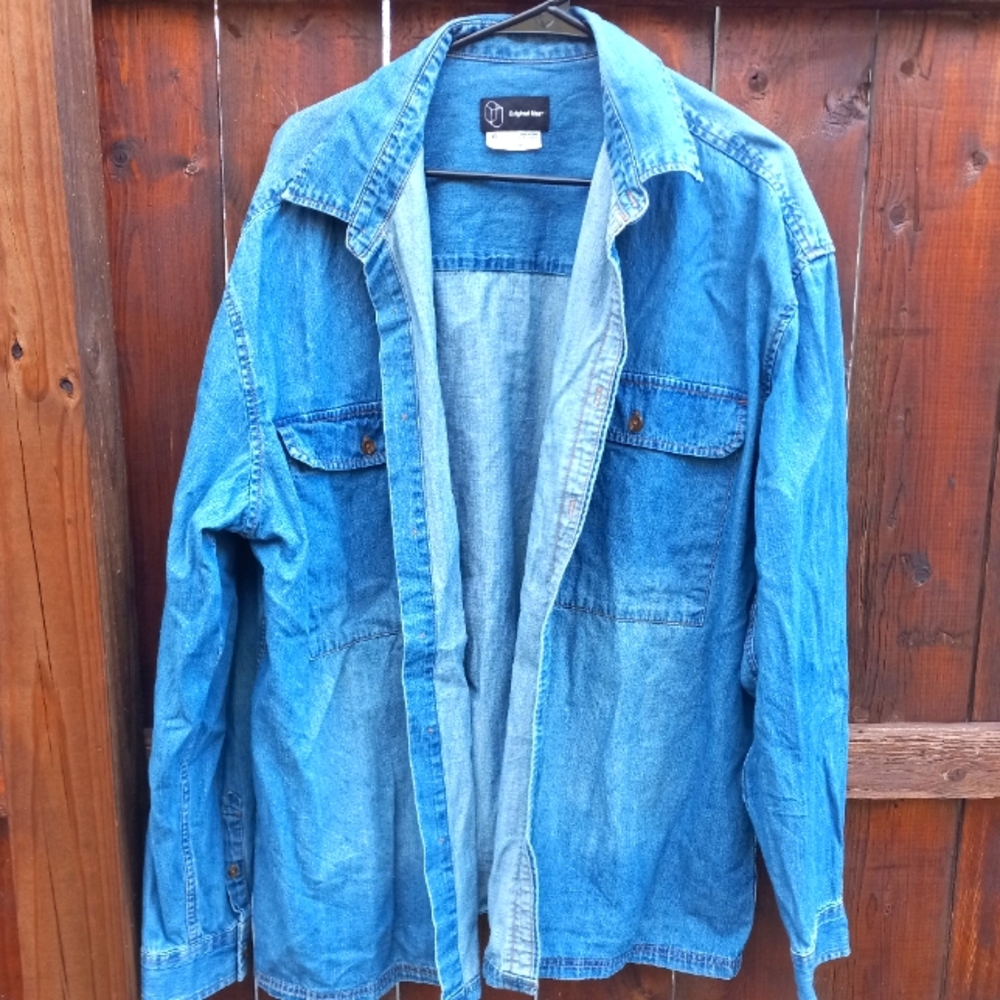 Original Use XL Cotton Denim Button Down Shirt